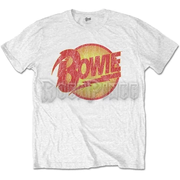David Bowie - Vintage Diamond Dogs Logo - Unisex Póló - BOWTS09MW