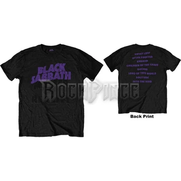 Black Sabbath - Masters of Reality Album - Unisex Póló - BSTS39MB