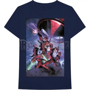 Marvel Comics - Deadpool Family - unisex póló - DEADPTS33MN