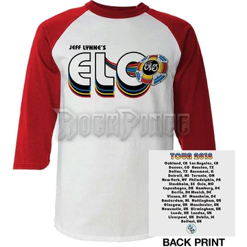 ELO - 2018 Tour Logo - unisex raglán ujjú póló - ELOLSRAG03MW