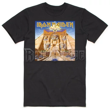 Iron Maiden - Powerslave Album Cover Box - unisex póló - IMTEE84MB