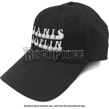Janis Joplin - White Logo - baseball sapka - JOPCAP01WB