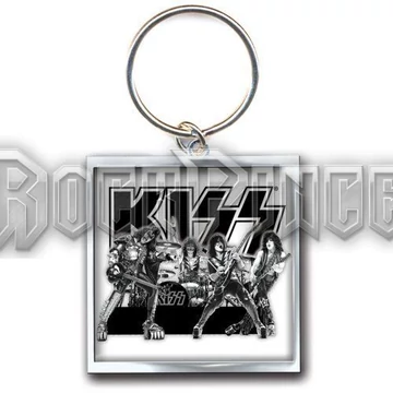 KISS - Graphite Band - kulcstartó - KISSKEY18