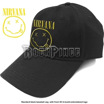 Nirvana - Logo &amp; Happy Face - baseball sapka - NIRVCAP03B