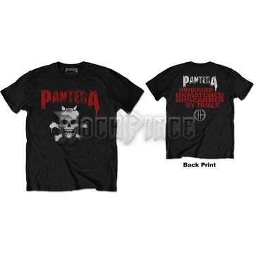 Pantera - Horned Skull Stencil - unisex póló - PANTS19MB