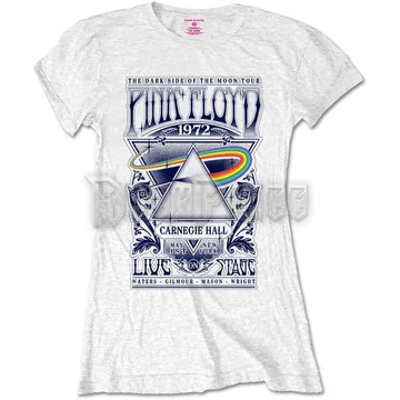 Pink Floyd - Carnegie Hall Poster - női póló - PFTEEP78LW