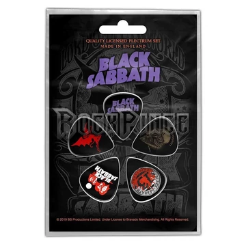 Black Sabbath - Purple Logo - gitárpengető szett - PP034