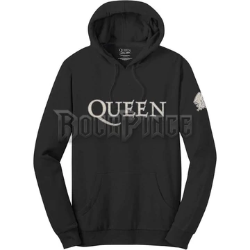 Queen - Logo &amp; Crest (Applique Motifs) - unisex kapucnis pulóver - QUAPQHD01MB