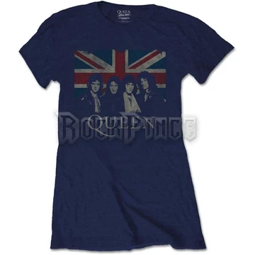 Queen - Vintage Union Jack - női póló - QUTS12LN