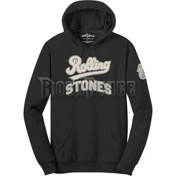 The Rolling Stones - Team Logo &amp; Tongue (Applique Motifs) - unisex kapucnis pulóver - RSAPQHD02MB