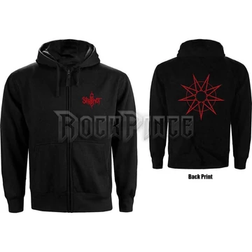 Slipknot - 9 Point Star - unisex cipzáras kapucnis pulóver - SKHD06MB