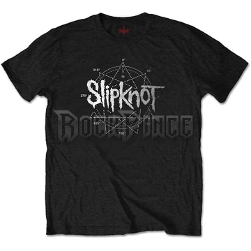 Slipknot - Logo Star - Unisex Póló - SKTS32MB