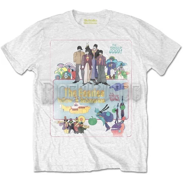 The Beatles - Yellow Submarine Vintage Movie Poster - Unisex Póló - YSTS17MW