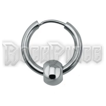 Silver Ball Detail Hoop - fülbevaló/piercing / 1 db