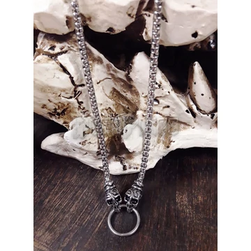 Strange Skulls - acél nyaklánc