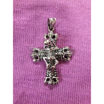 Climbing Skeleton Cross - acél medál