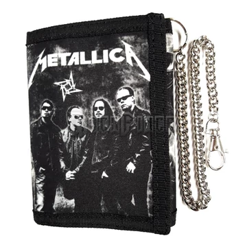 METALLICA - Band - pénztárca lánccal
