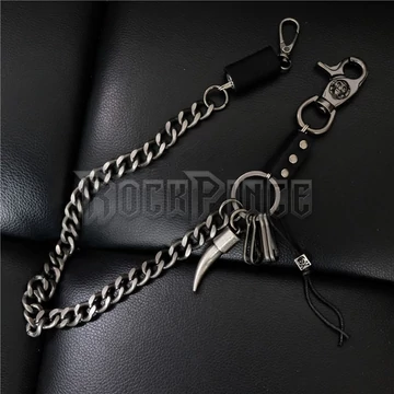 Tusk Gunmetal Wallet Chain - pénztárcalánc - DR88 (Kód:55)
