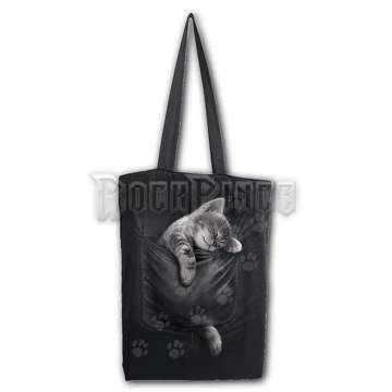 POCKET KITTEN - Bag 4 Life - Canvas 80z Long Handle Tote Bag - F052A311