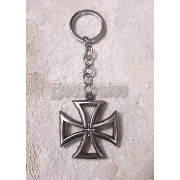 Hollow Maltese Iron Cross - kulcstartó