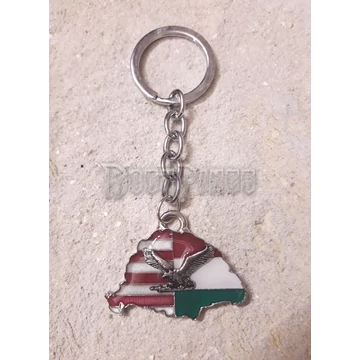 Nagy-Magyarország turullal - kulcstartó