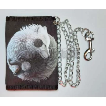 Yin Yang Wolves - pénztárca lánccal