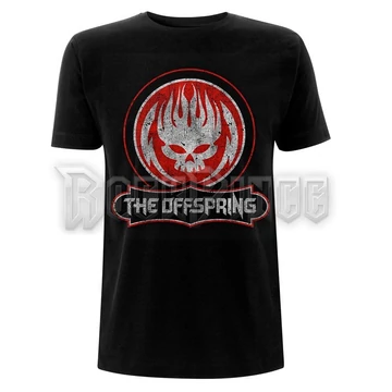 The Offspring - Distressed Skull - unisex póló - OFFTS02MB / RTTOSTSBDIS