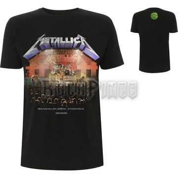 Metallica - Stockholm '86. - Unisex Póló - METTS11MB