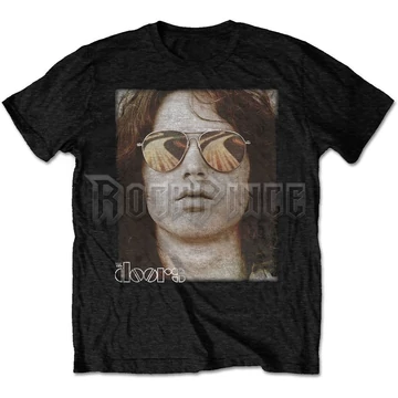 The Doors - Jim Face - Unisex Póló - DOTS41MB