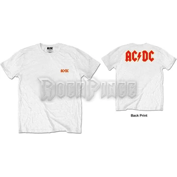 AC/DC - Logo - Unisex Kiskereskedelmi Csomag Póló - ACDCBPTSP02MW