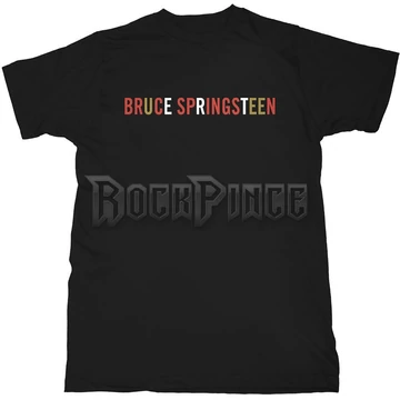 Bruce Springsteen - Logo - Unisex Póló - SPRINGTS03MB