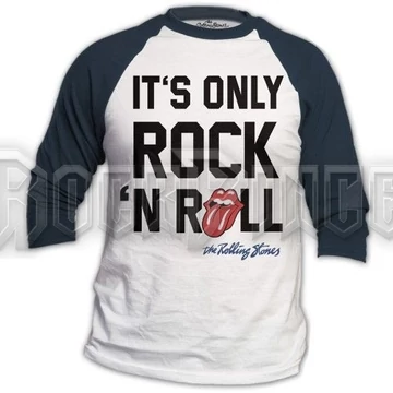 The Rolling Stones -: Only Rock n&#039; Roll - unisex raglán ujjú póló - RSRL01MW