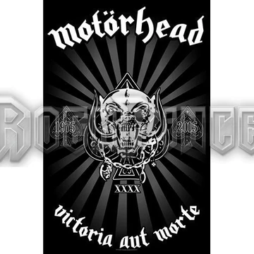 Motörhead: Victoria aut Morte 1975-2015 - Textil poszter / Zászló - TP113