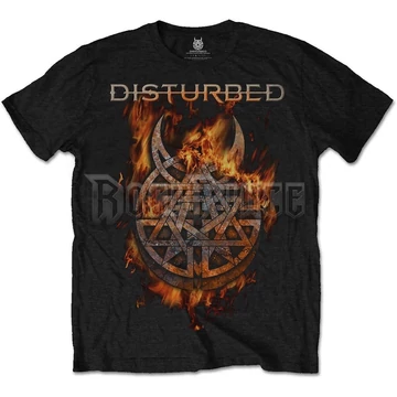 Disturbed - Burning Belief - Unisex Póló - DISTTS04MB