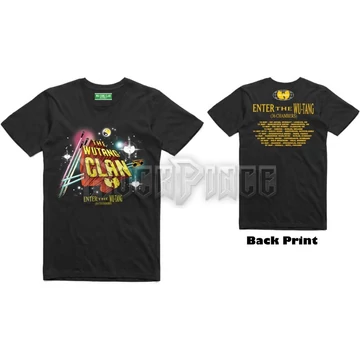 Wu-Tang Clan - Gods of Rap Tour 2019 - unisex póló - WTCTS01MB