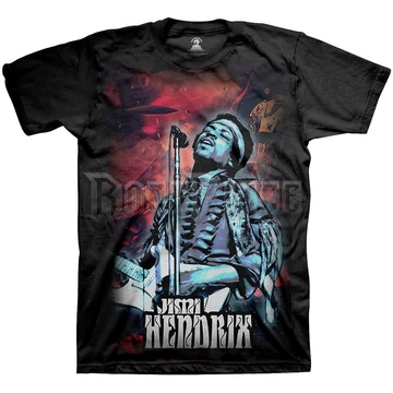 Jimi Hendrix - Universe - Unisex Póló - JHXTS22MB