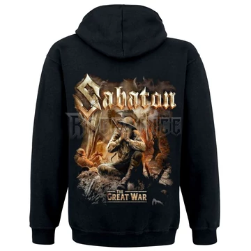 Sabaton - The Great War - CIPZÁRAS KAPUCNIS PULÓVER