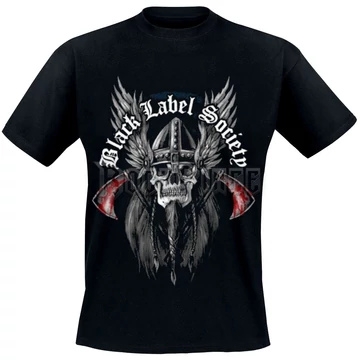 Black Label Society - Thor &amp; Axe - Viking Skull - 1158 - UNISEX PÓLÓ