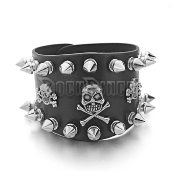 Skulls and Spikes - csuklószorító