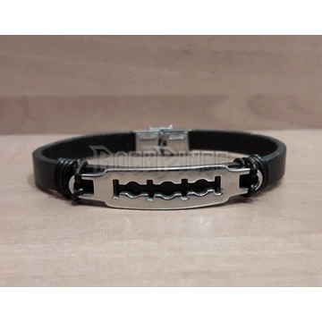 Razor Blade - bőrkarkötő