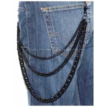 3 SOROS OLDALLÁNC - FEKETE - GB047