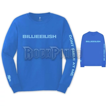 Billie Eilish - Smile - unisex hosszú ujjú póló - BILLIELST04MBL