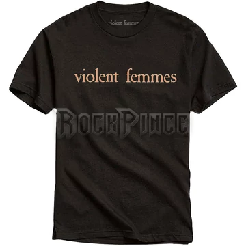 Violent Femmes - Salmon Pink Vintage Logo - Unisex Póló - VFMTS01MBP