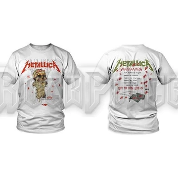 Metallica - One Landmine - unisex póló - METTS22MW / RTMTLTSWONE