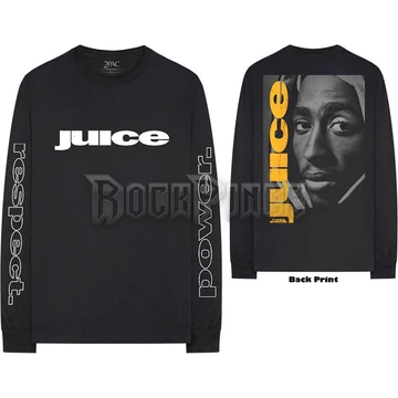 Tupac - Respect - unisex hosszú ujjú póló - 2PACLST14MB