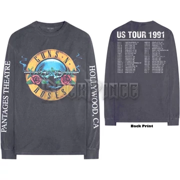 Guns N&#039; Roses - Hollywood Tour - unisex hosszú ujjú póló - GNRLST65MC