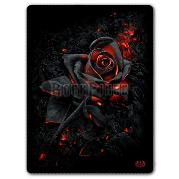 BURNT ROSE - Fleece Blanket with Double Sided Print - K048A501