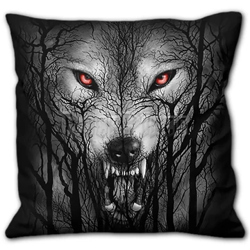 FOREST WOLF - Square Cushion - E030A513