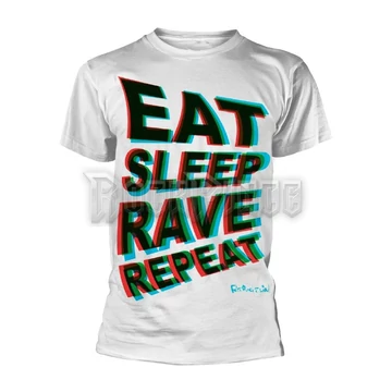 FATBOY SLIM - EAT SLEEP RAVE REPEAT - Unisex póló - PHD10898