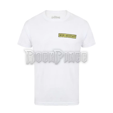 GAS MONKEY GARAGE - PATCH (WHITE) - Unisex póló - GMGTS01101